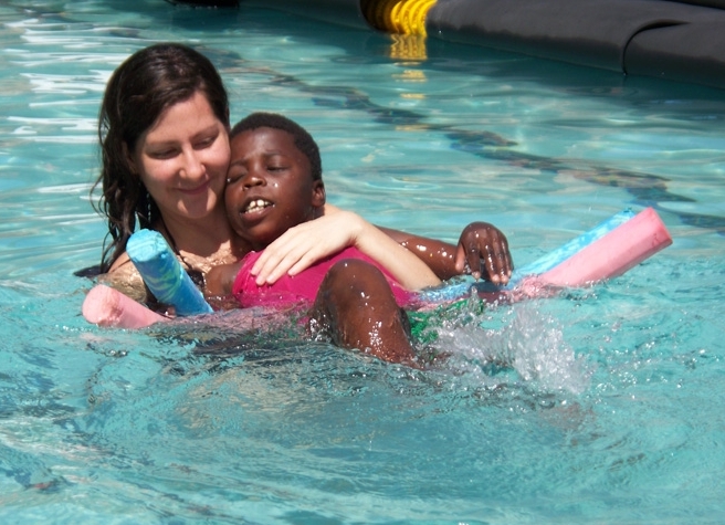 Swimming with Julie